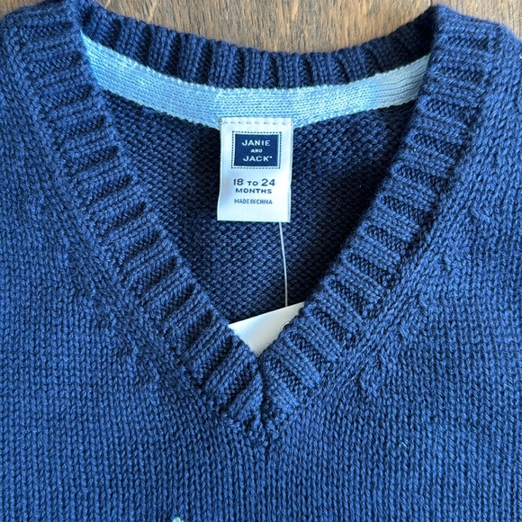 NWT Janie and Jack Sailboat Vest - Picture 3 of 3